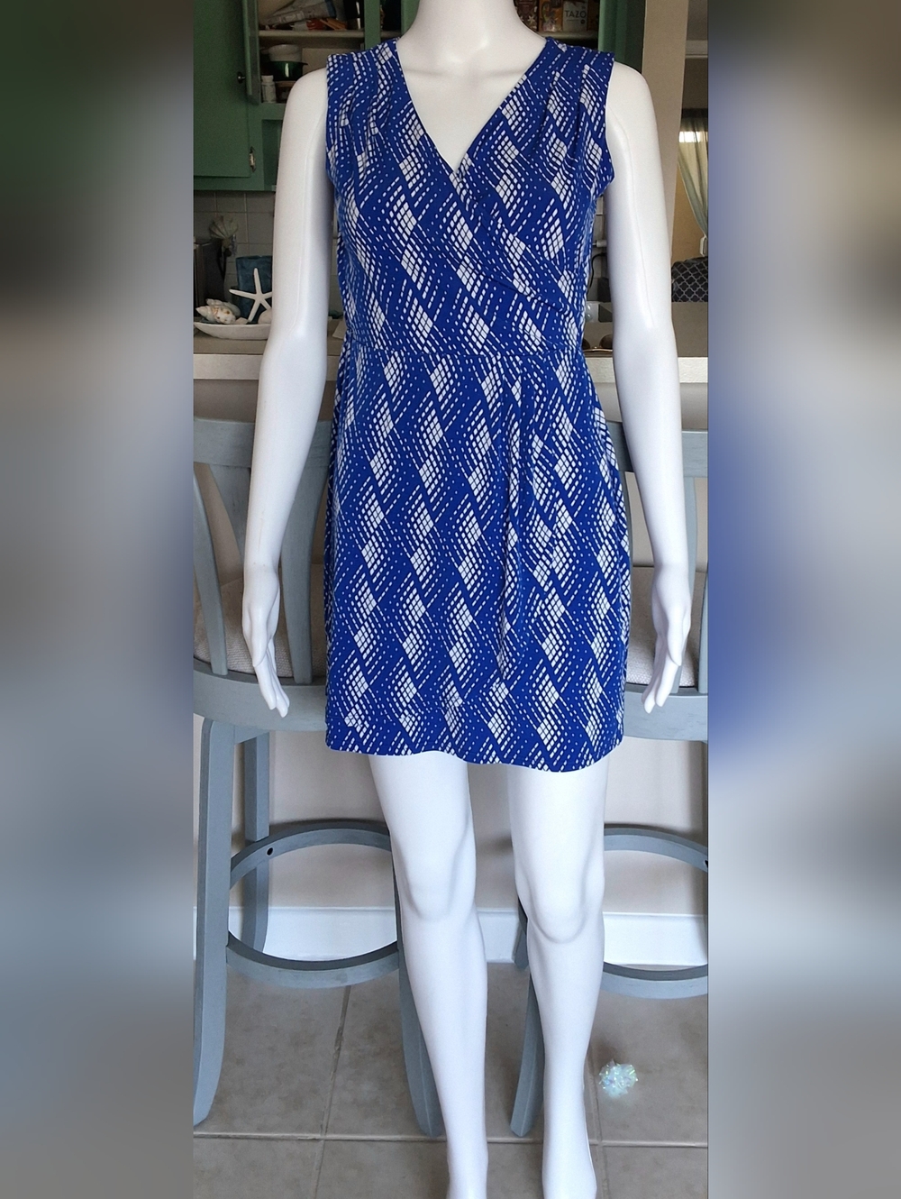 Gilli Spring/Summer Royal Blue Pleated Mini Dress - S - NWOT